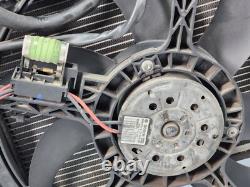 07-13 OEM Mini Cooper S R56 R57 Main Radiator Condenser Fan Motor Assembly SET