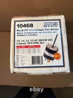 10468 Mars Universal Condenser Fan Motor 1/5-1/2hp 1075rpm