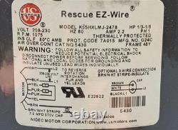 1075 RPM Universal Condenser Fan Motor(1/6-1/3 HP, 208/230V) Includes capacitor