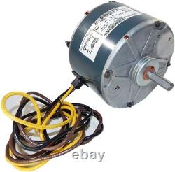1/10HP Condenser Fan Motor 1100RPM 208-230V 5MFD 370V Fits Carrier Replaces Gent