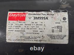 1-1/2HP DAYTON Condenser Fan Motor, 3M99A, 1075 RPM, 208-230/460V, 1 Phase
