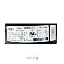 22129 NBK Condenser Motor for Carrier HB32GQ230 HC32GE229 1/12 HP 230V 810 RPM