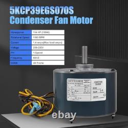 230V 1/4 HP Condenser Fan Motor OEM Standard 1100 RPM 5KCP39EGS070S Compatible