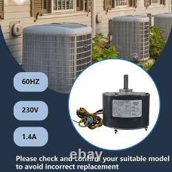 230V 1/4 HP Condenser Fan Motor OEM Standard 1100 RPM 5KCP39EGS070S Compatible