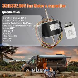 3315332.005, 3315332.005 Fan Motor Replacement Genteq F48AF70A61, Dometic Brisk
