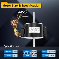 3315332.005 Fan Motor Replacement for genteq F48AF70A61 Fan Motor, Compatible wi