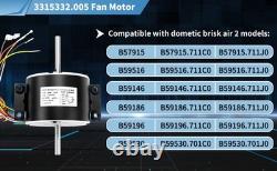 3315332.005 Fan Motor Replacement for genteq F48AF70A61 Fan Motor, Compatible wi