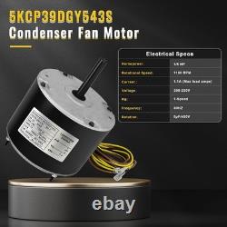 5KCP39DGY543S Condenser Fan Motor Replacement 1/5HP 1100RPM 208 230V FREE SHIP