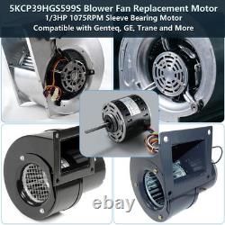 5KCP39HGS599S Blower Fan Motor 1/3 HP 115V 1075RPM 4-Speed, Furnace Blower Fan