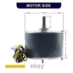 5KCP39 EGS070S 1/4 HP Condenser Fan Motor, 1100 RPM, 48 Frame, 208-230V