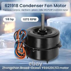 621918 Condenser Fan Motor 5KCP29FCA283AS 1/8HP 1075RPM 208/230V Y6S620C53