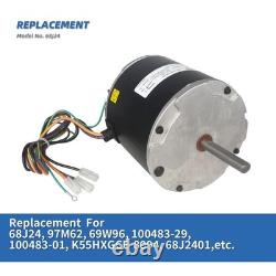 68J24 Condenser Blower Fan Motor 1/3 HP Replaces Lennox 68J2401 97M62