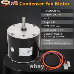 68J24 Condenser Fan Motor Replaces for Lennox 68J2401, 1/3 HP, 208/230V-1Ph