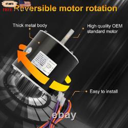 68J24 Condenser Fan Motor Replaces for Lennox 68J2401, 1/3 HP, 208/230V-1Ph