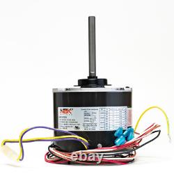 AC Condenser Fan Motor 1/6 1/5 1/4 1/3 HP 1075 RPM 208 230 Volts Multi HP