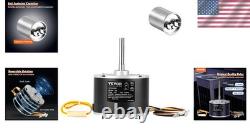 AC Condenser Fan Motor Copper 1/5HP 825RPM Reversible Replacement with Capacitor
