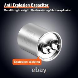 AC Condenser Fan Motor Copper 1/5HP 825RPM Reversible Replacement with Capacitor