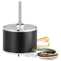 AC Condenser Fan Motor Copper 1/5HP 825RPM Reversible Replacement with Capacitor