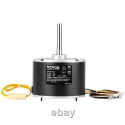 AC Condenser Fan Motor Copper 1/5HP 825RPM Reversible Replacement with Capacitor