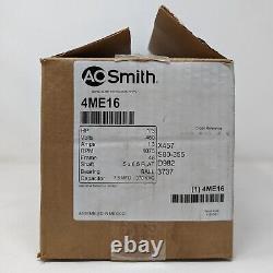 A. O. Smith Condenser Fan Motor 1/3 HP 1075 RPM 60Hz 4ME16 70° Ambient Temp
