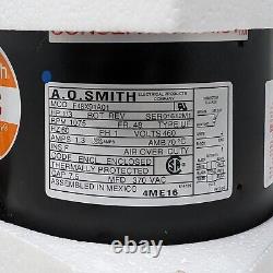 A. O. Smith Condenser Fan Motor 1/3 HP 1075 RPM 60Hz 4ME16 70° Ambient Temp