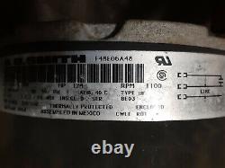 A. O. Smith F48E06A48 1/4 HP 208-230 V 1100 RPM Condenser FAN MOTOR 024-26020-000