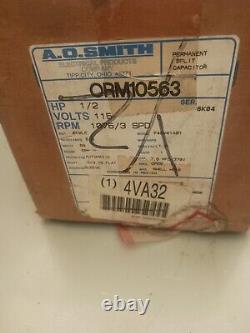 A. O. Smith ORM10563 Condenser Fan Motor 1/2 HP 115V F48Z41A01