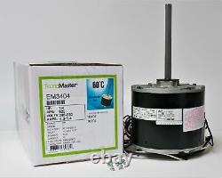 Air Conditioner Condenser Fan Motor 1/4 HP 230 Volts 825 RPM EM-3404