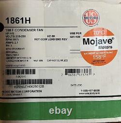 Ball Bearing Ac Condenser Fan Motor HP 1/3 208-230v Rpm1075 Us Motor 1861h