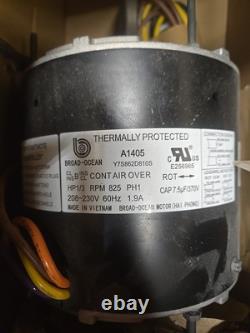 Broad-Ocean A1405, 1/3 HP Condenser Fan Motor, 825 RPM, 1.9 AMP