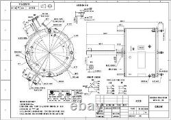 Broad Ocean Condenser Fan Motor A2728 A1728