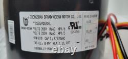 Broad-Ocean Y7S859D504L Condenser Fan Motor 1/5HP 208-230V 810RPM CW HB37GQ240