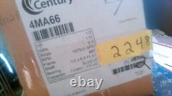 CENTURY 4MA66 Condenser Fan Motor 1/3 HP RPM-1075/SPD 6.0AMPS 115V