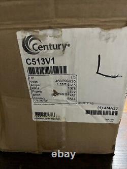 CENTURY Condenser Fan Motor, 1/2 HP, 1075 rpm, 60Hz, C513V1