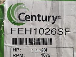 CENTURY FEH1026SF Condenser Fan Motor, 1/4 HP, 1075 rpm, 60Hz 4ME14