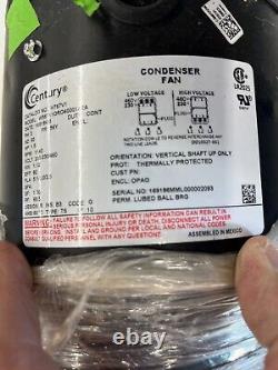 CENTURY H767V1 Condenser Fan Motor NEW OPEN BOX FREE SHIPPING