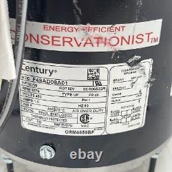 CENTURY ORM4659BF Condenser Fan Motor, HP 1/2-1/5, 460V, 1.5A, Hz 60