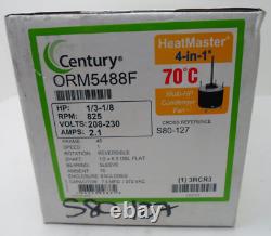 CENTURY ORM5488F Condenser Fan Motor 1/3-1/8HP 825 RPM 208-230V (O18588-1 IR)BR1