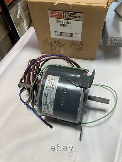 Carrier 25901018 Ac Condenser Fan Motor, 208-230v, 1ph, 1/5 Hp, 5kcp39hg New