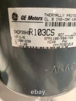 Carrier 25901018 Ac Condenser Fan Motor, 208-230v, 1ph, 1/5 Hp, 5kcp39hg New