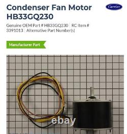 Carrier Condenser Fan Motor HB33GQ230