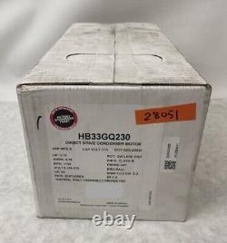 Carrier Factory Authorized Parts HB33GQ230 Direct Drive Condenser Motor 1/10HP
