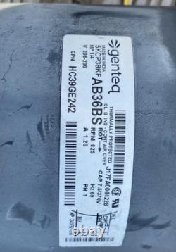 Carrier Genteq Condenser Fan Motor HC39GE242 5KCP39KFAB36BS 1/4 HP 825 RPM 230V