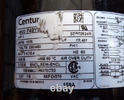 Century 159A Condenser Fan Motor 1 HP, 1075 RPM, 230/460V, 1 Ph (F48Y37A01)