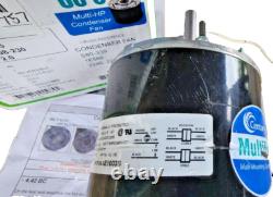 Century 9723 Condenser Fan Motor 1075 RPM, 1/4-1/5-1/6 HP, 208-230Vac Frame 42