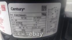Century FC1106F 1 HP 1075 RPM 200-230/460VAC Perm Split Cap Condenser Fan Motor