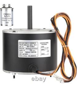 Condenser FAN MOTOR 1/5 HP 208-230v 850RPM Replaces 51-102008-03/51-102500-04