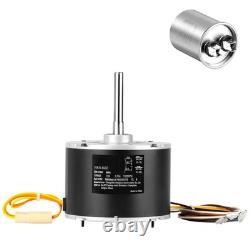 Condenser Fan Motor 1/10 HP 208-230V 1100 RPM Replacement with Capacitor