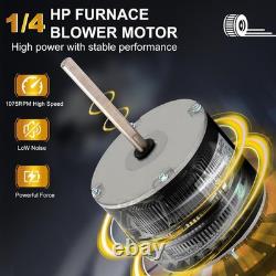 Condenser Fan Motor 1/4HP 1075RPM 208/230V Metal