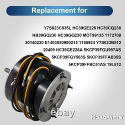 Condenser Fan Motor 1/4 HP 208-230V fits Zhongshan Broad-Ocean for Carrier